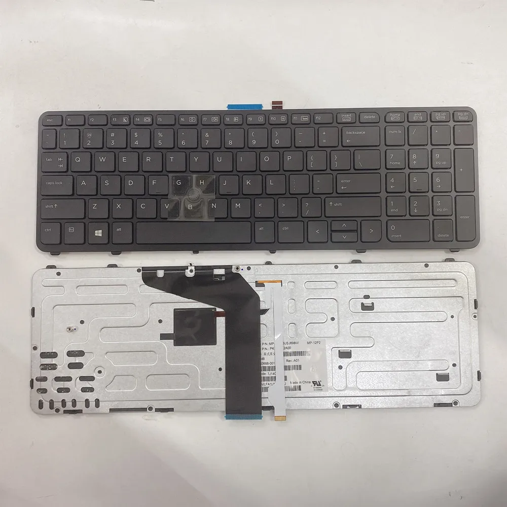 

Новая Оригинальная клавиатура для ноутбука HP ZBOOK 15 17 G1 G2 US с подсветкой 733688-001