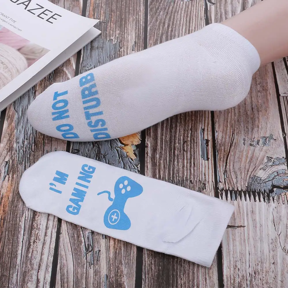 Игровые Носки, Уникальные Белые антисептические носки, удобные, 2 шт, спортивная одежда, короткие носки, модная одежда, аксессуары для женщин
