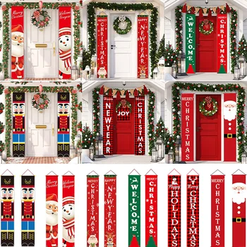 

Christmas Door Banner Christmas Decor For Home Outdoor Merry Christmas Door Deco 2020 Xmas Ornaments Natal New Year 2021 Navidad