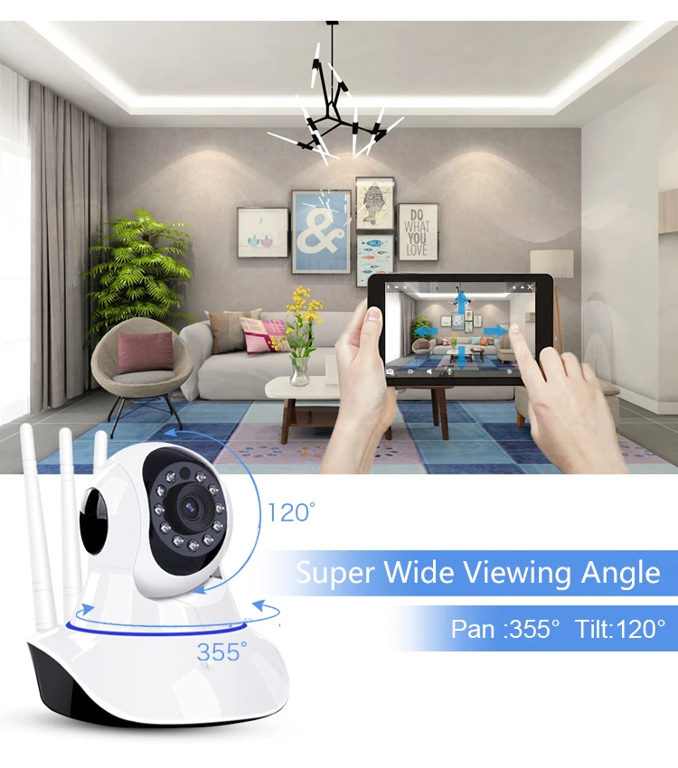 HD 1080P WiFi IP-камера Домашняя безопасность радионяня домашних животных CCTV камера