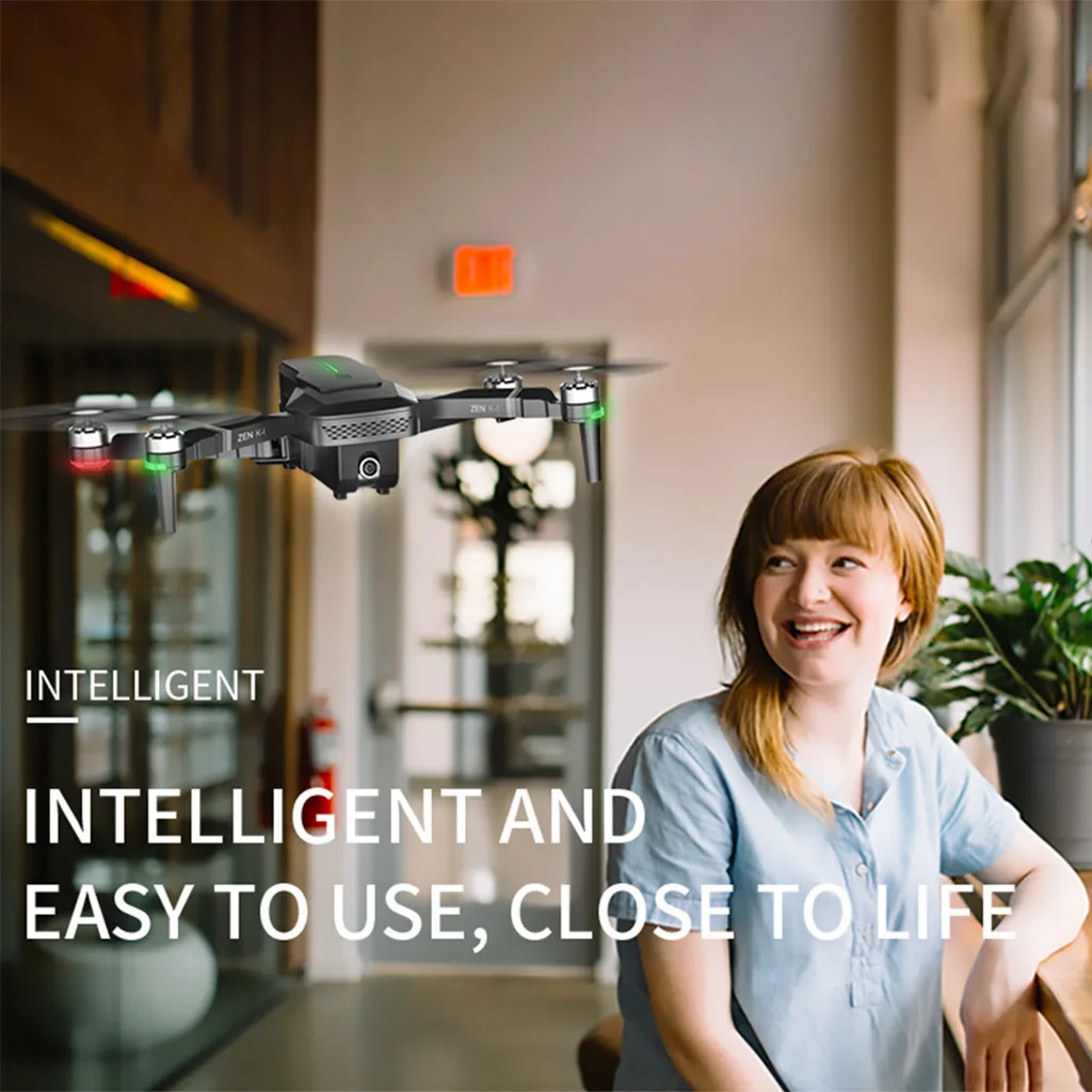 Visuo ZEN K1 gps Радиоуправляемый Дрон с 4K HD двойной камерой управление жестами 5G Wifi FPV Бесщеточный двигатель полёт 28 минут Дрон VS F11 B4W SG906