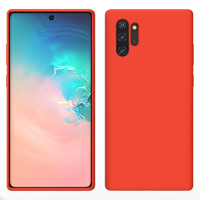 Мягкая ТПУ задняя крышка для samsung note 10/10pro конфетный силиконовый матовый чехол