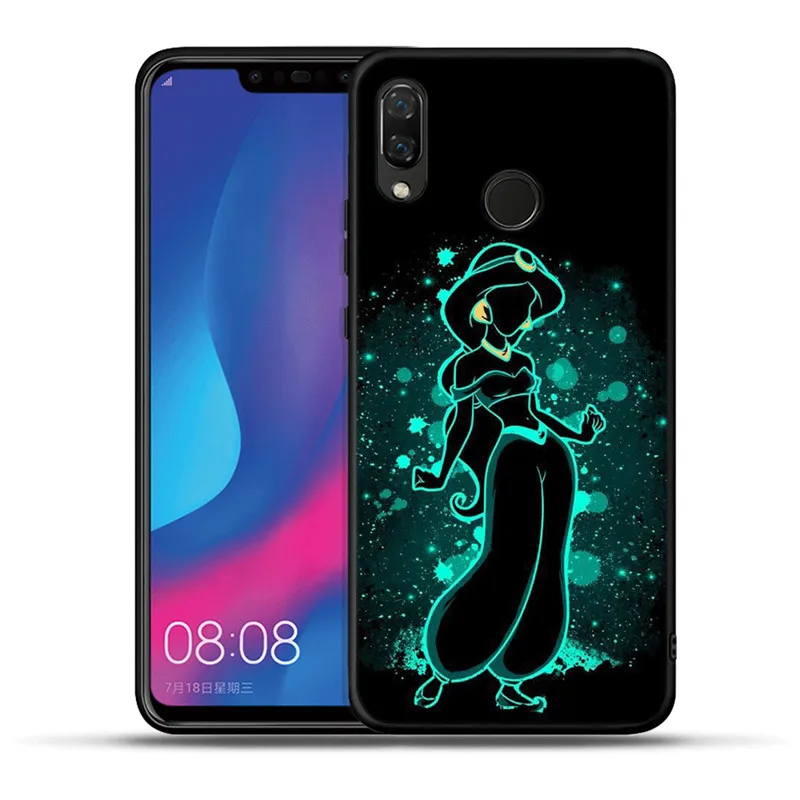 Мягкий силиконовый чехол queen Princess Alice Ariel для Honor 20 Pro 10 9 9i 8 Lite 8X8 S 8C 7A 7X V20 View 20 Black Cover Coque Etui