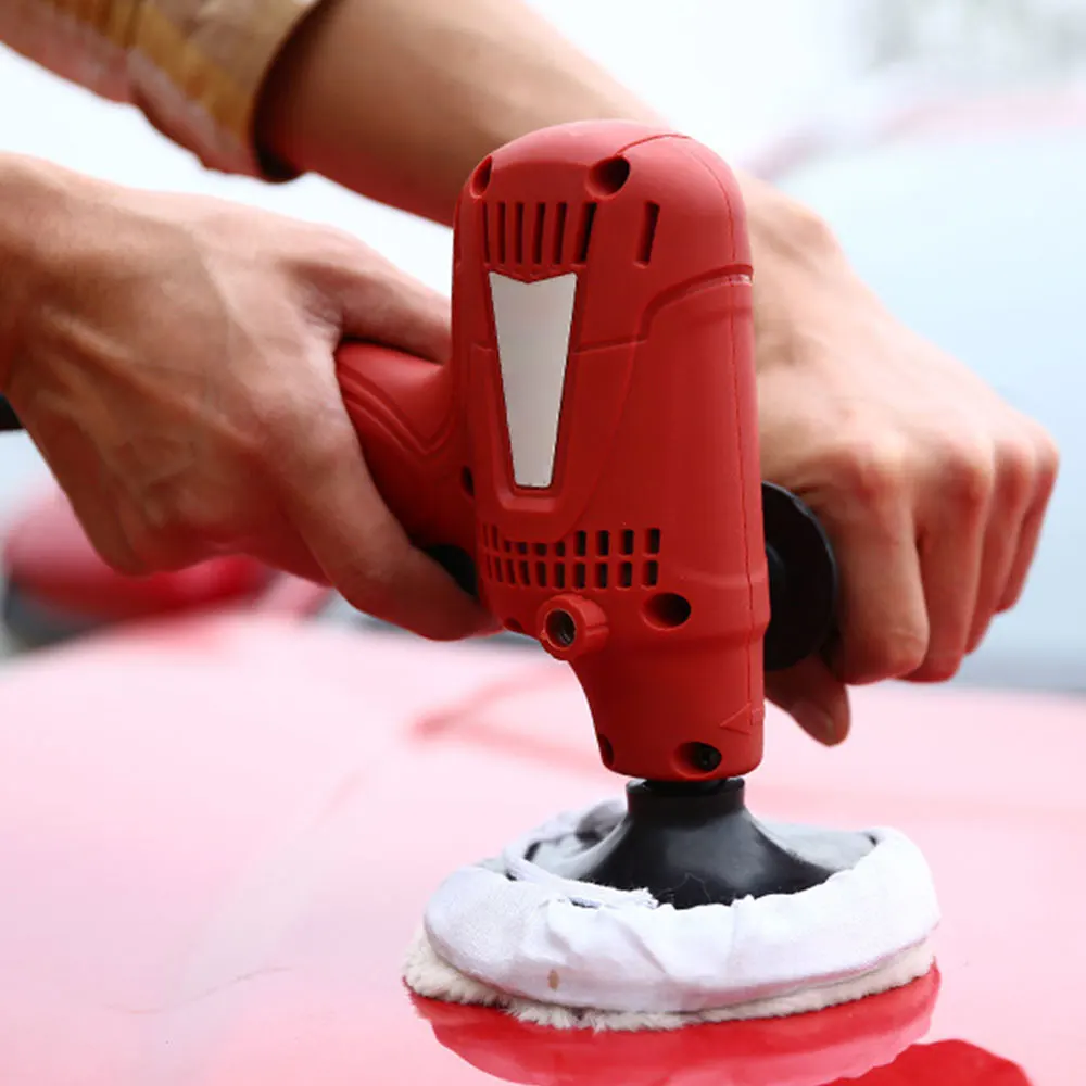 

600W 220V Car Polishing Machine Adjustable Speed Electric Polisher Waxing for Automobile Car Furniture Machine Power Tool