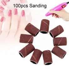 100 шт. Шлифовальная Пилка Для ногтей резинки для удаления гель-лака аксессуары для инструмента электрическая машинка для обработки ногтей сверло для маникюрного станка