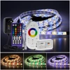 LED Strip 5050 RGB / RGBW / RGBWW DC12V 5M 300LEDs Flexible LED Light Set + RF 2.4G Touch Remote Control + Power Adapter. ► Photo 2/6