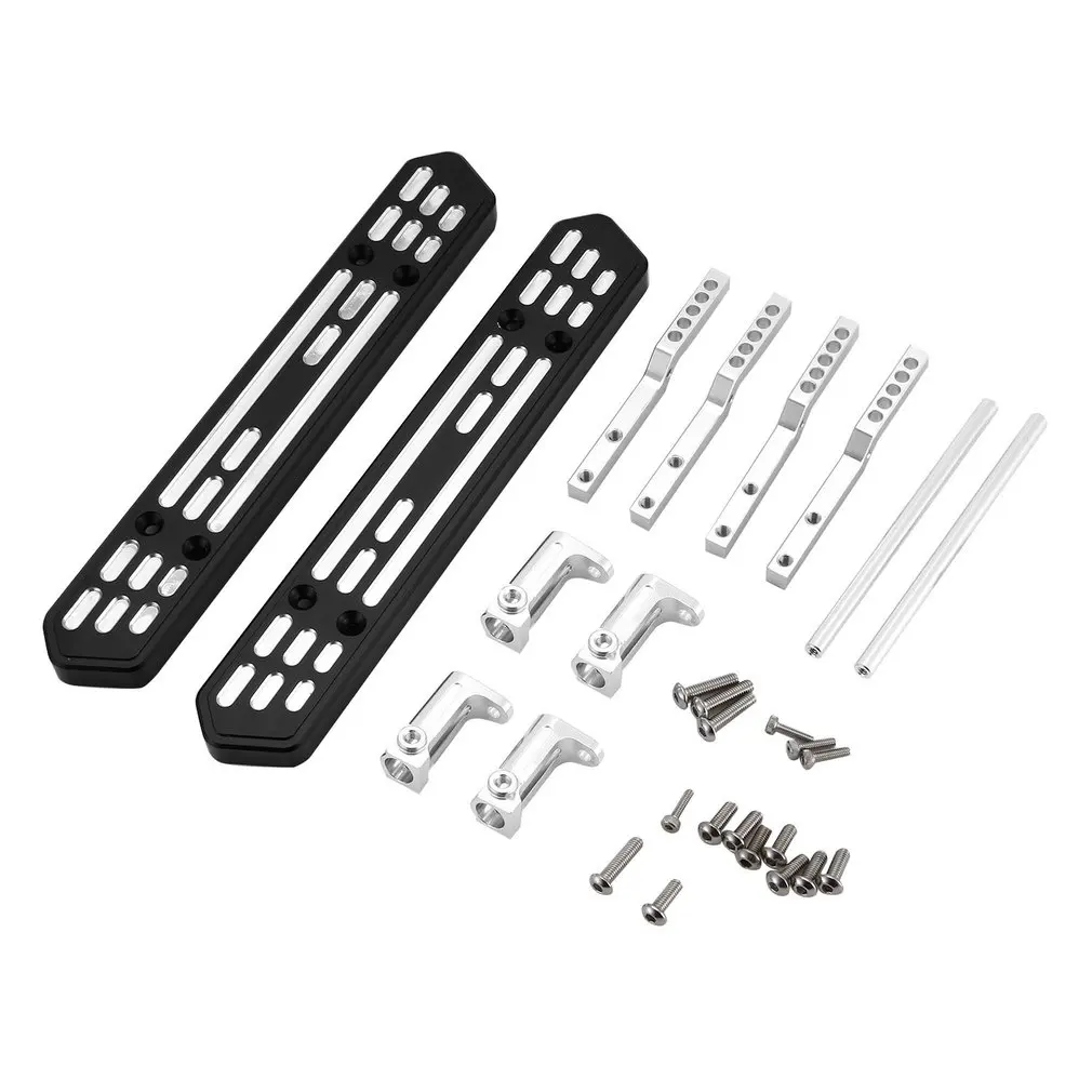 

2019 2PCS 1/10 Metal RC Car Side Pedal Plate RC Model Parts Accessory RC Footplate Step Pedal For RC Crawler Car D90 Axial SCX10