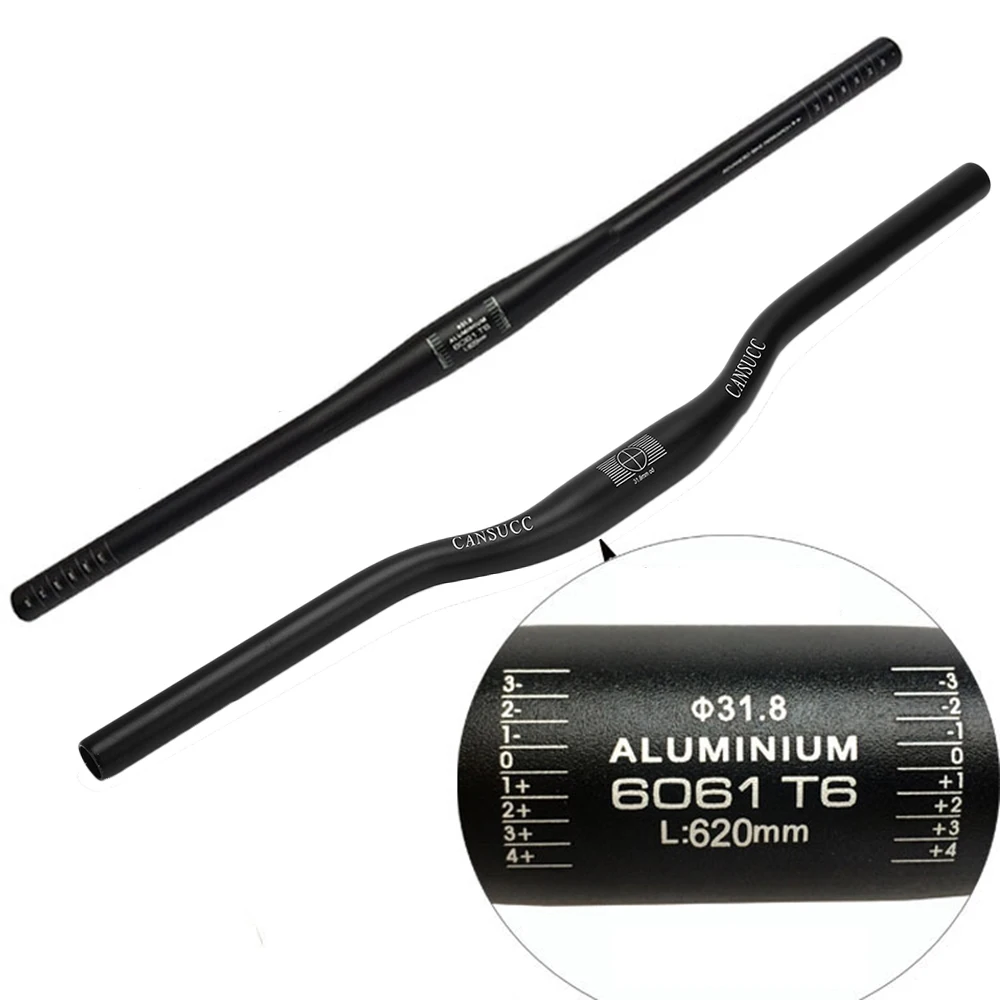 31.8 x 620mm Aluminum Alloy Handlebar MTB Handle Riser Bar For Mountain Road Bike Bicycle Parts