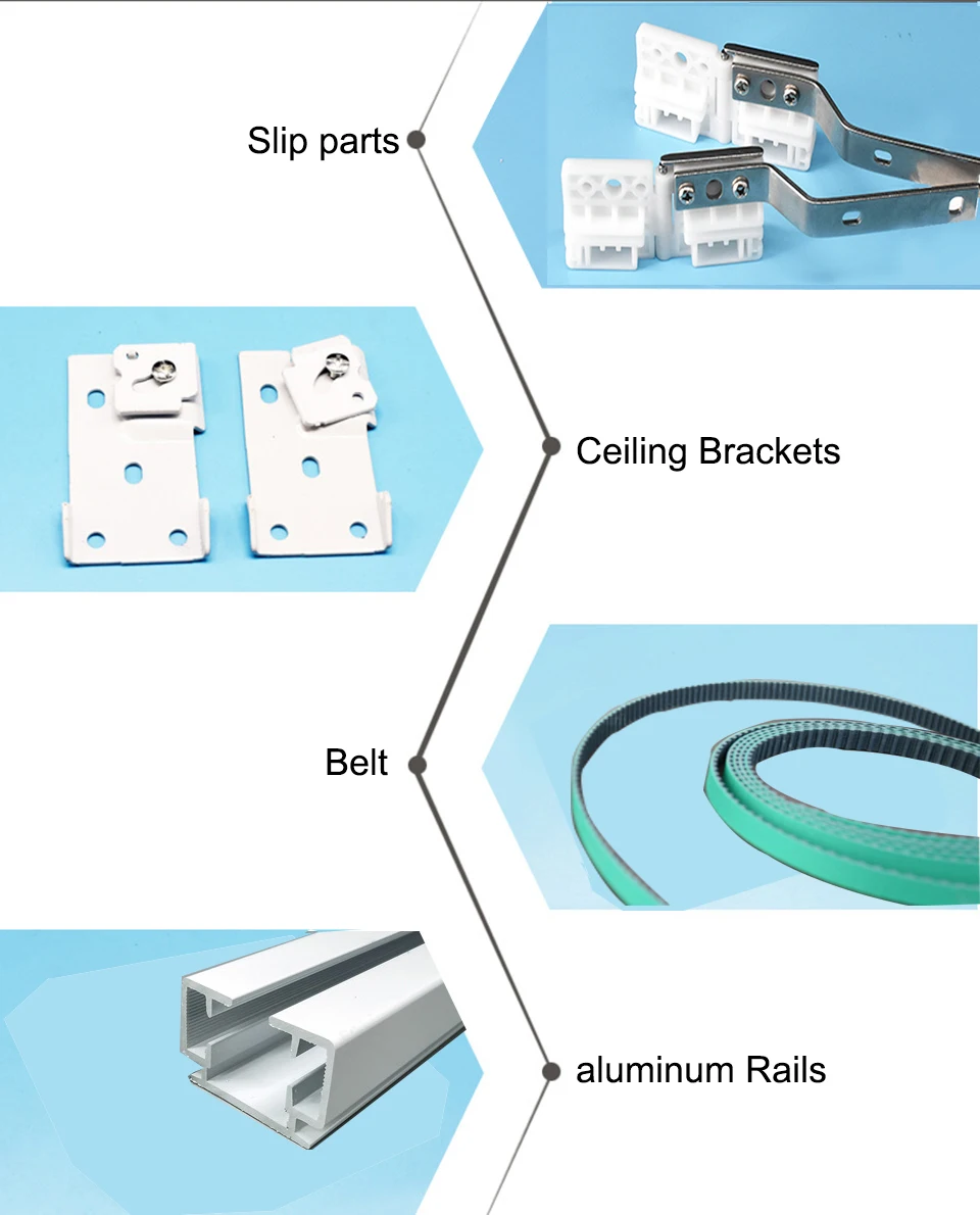 trilho de cortina elétrica cornija haste trilha para wifi zigbee cortinas automáticas drive motor casa inteligente