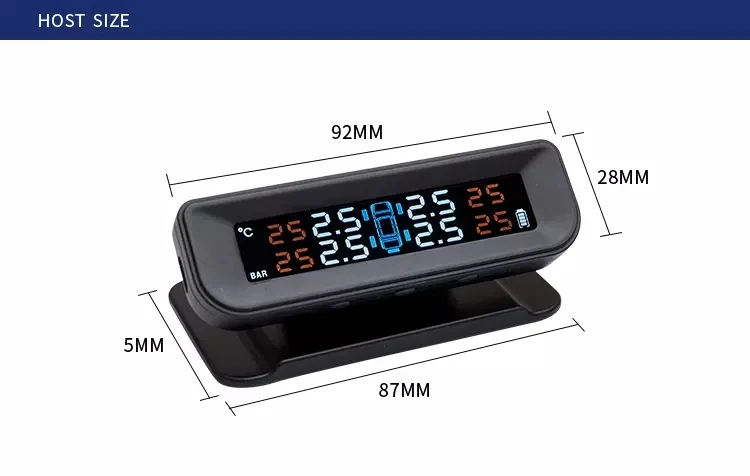 Внешний/внутренний беспроводной TPMS датчик системы контроля давления в шинах для грузовых автомобилей