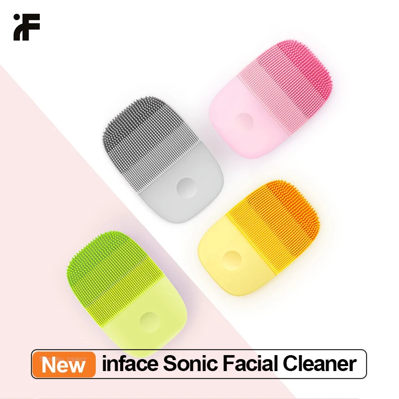 InFace Sonic инструмент для чистки лица Глубокая очистка Водонепроницаемый уход за