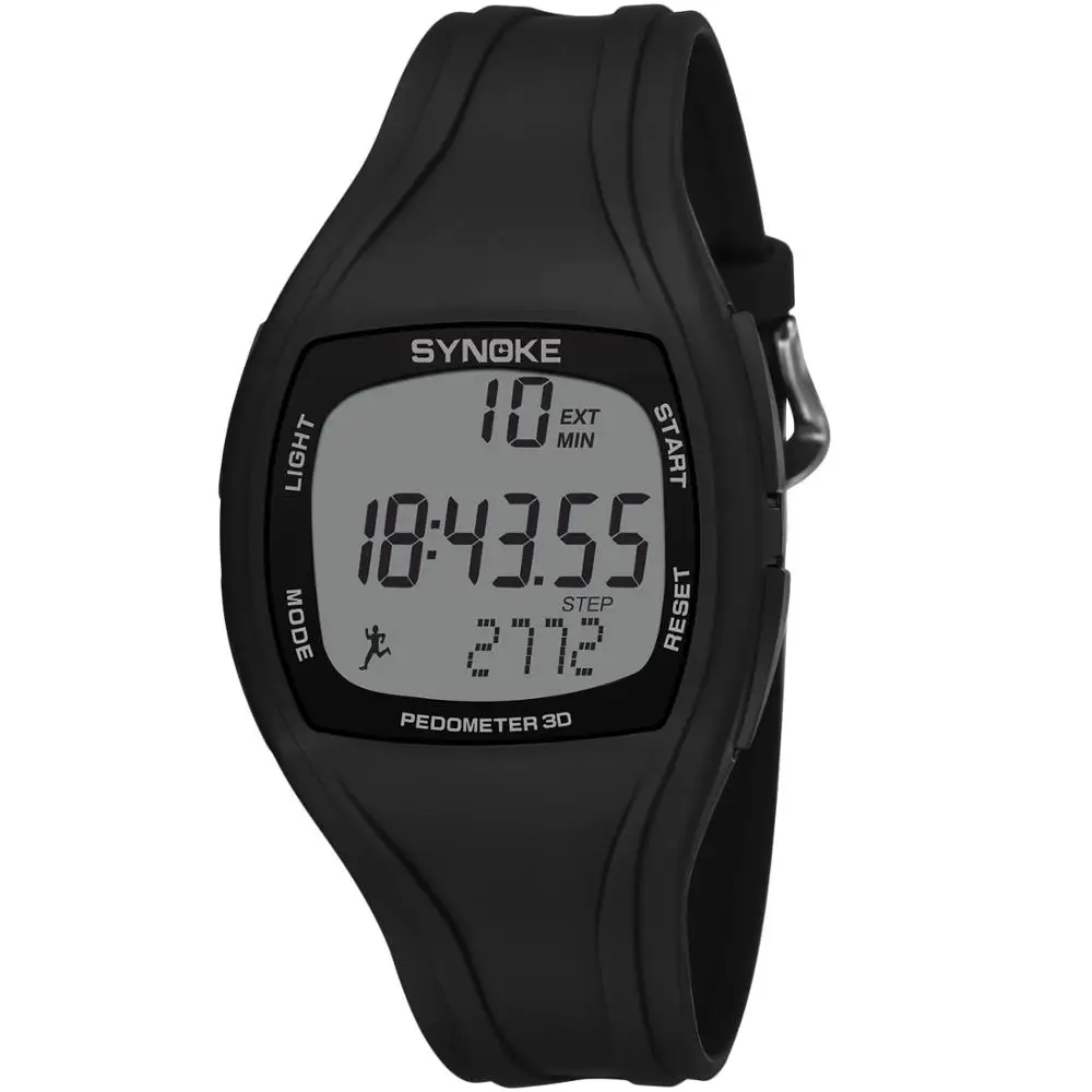 SYNOKE Sports Watch for Men Clock Electronics Watches Alarm LED Waterproof 3D Step Counter Digital Watch Men's relogio masculino 