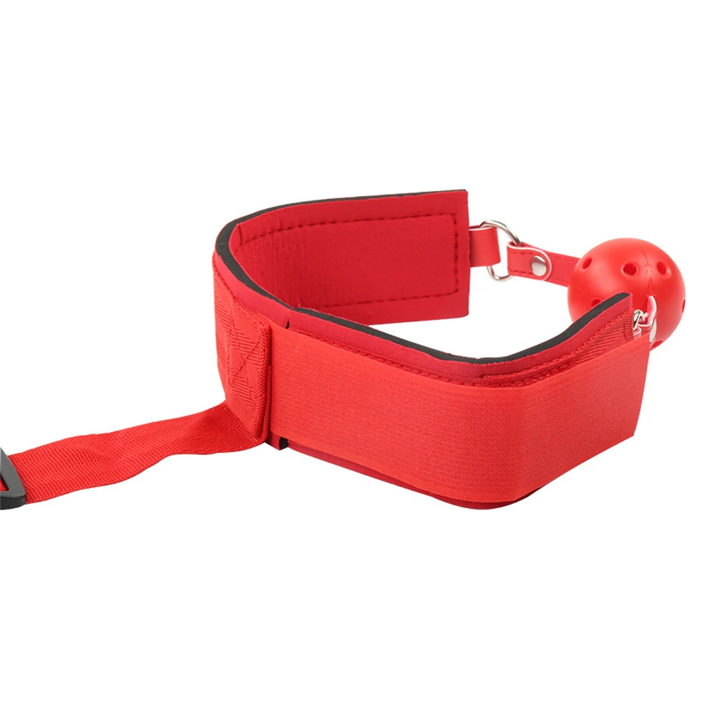 Adult HandCuffs sex toys for couples Backhand self Bondage Restraints Strap Gags BDSM sets SM Slave Hand Cuff Open Mouth Ball (10)