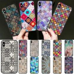 На Алиэкспресс купить чехол для смартфона ljhydfcnb design sense tile style pattern custom photo soft phone case for iphone 5 5s 5c se 6 6s 7 8 plus x xr xs 11 pro max