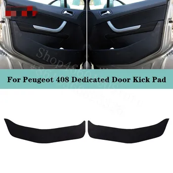 

Puou high quality For Peugeot 408 4pcs Car Inside Door Cover Pad Scratch Protection Anti Kick Pad Car Interior Accessories