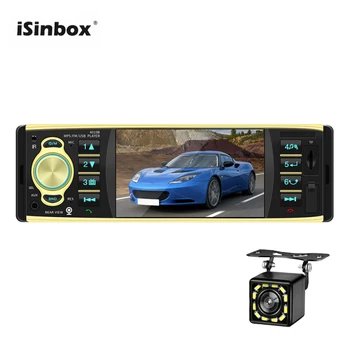 

ISINBOX 1 Din Car Radio Auto Radio 4.1" Multimedia Player Bluetooth Autoradio Reversing Camera FM AUX Radios Para Auto Stereo