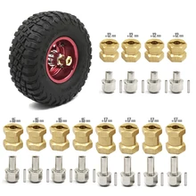 Adaptateur d'extension de moyeu de roue hexagonal de voiture RC, facile à installer, 12mm 15mm 17mm, accessoires de jouets à distance, 1/10 