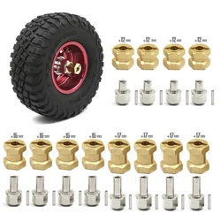 Adaptateur d'extension de moyeu de roue hexagonal de voiture RC, facile à installer, 12mm 15mm 17mm, accessoires de jouets à distance, 1/10 