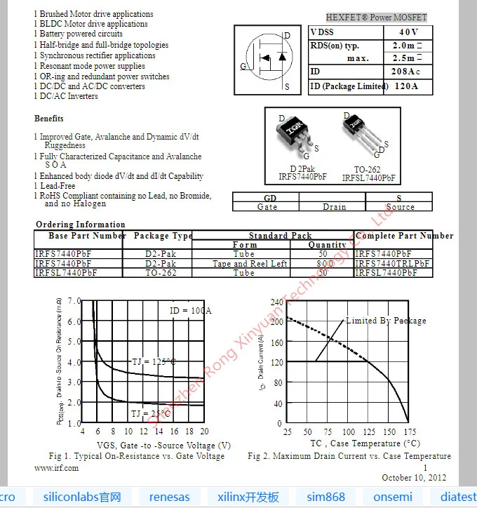 IRFS7440TRLPBF 1