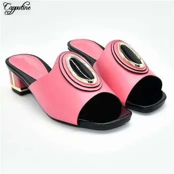 

Fashinable Peach Wedding/Party African High Heel Shoes 88-17 Heel Height 5.5CM, 5 Color On Sale