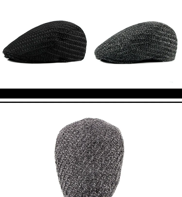 Новинка, Осень-зима, унисекс, повседневный берет из искусственной шерсти, шапка, толстая шапка из искусственной шерсти, шапки для мужчин и женщин