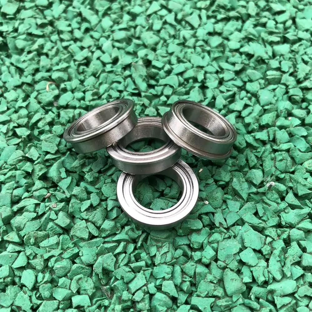 20pcs flanged stainless steel bearings SF6702ZZ SF6702-2Z 15x21x4 mm flange deep groove ball bearings SF6702 F6702 ZZ 15*21*4mm