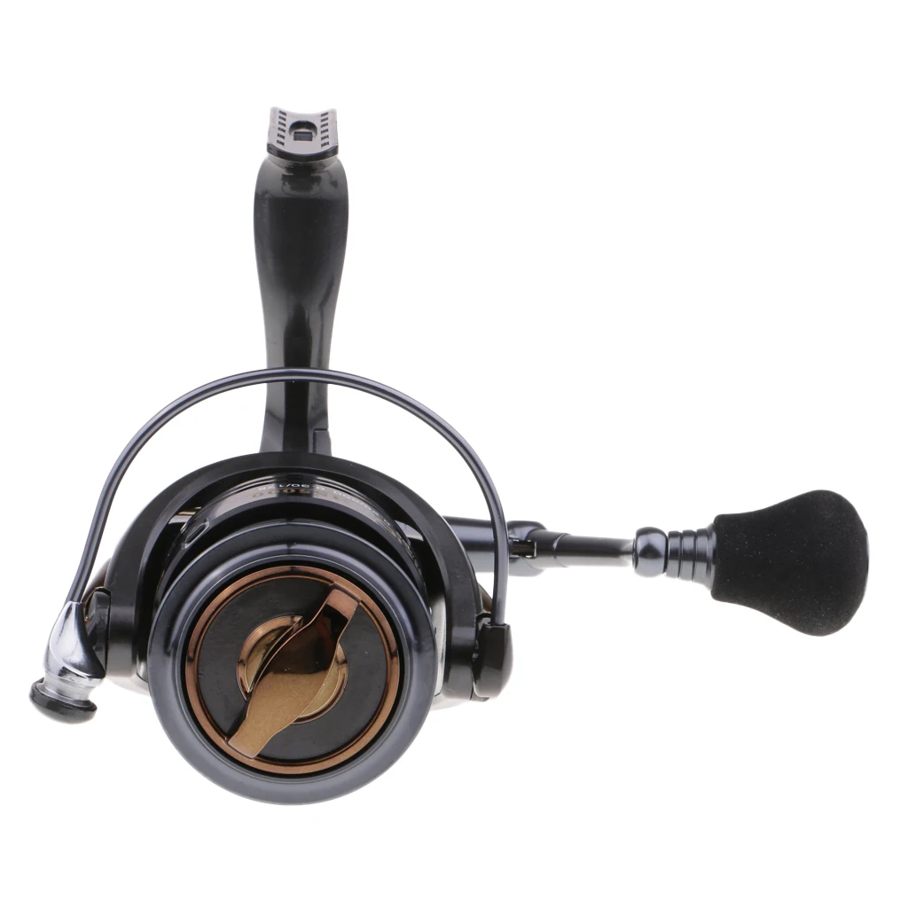 Spinning Reel Saltwater 5+1BB 6.7:1 Metal Spool Lure Fishing Reels with Shallow Spool