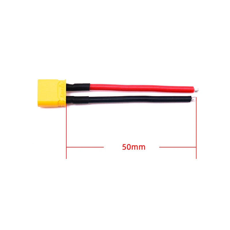 Eachine Tyro69 50 мм XT30 Разъем соединительный кабель питания запасная часть для радиоуправляемого дрона FPV Racing