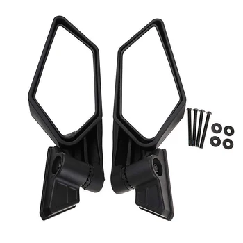 

1pair Clear Off Road Motorcycle Easy Install Racing Weather Resistant Riding ABS Outdoor Rearview Mirror For Can Am X3