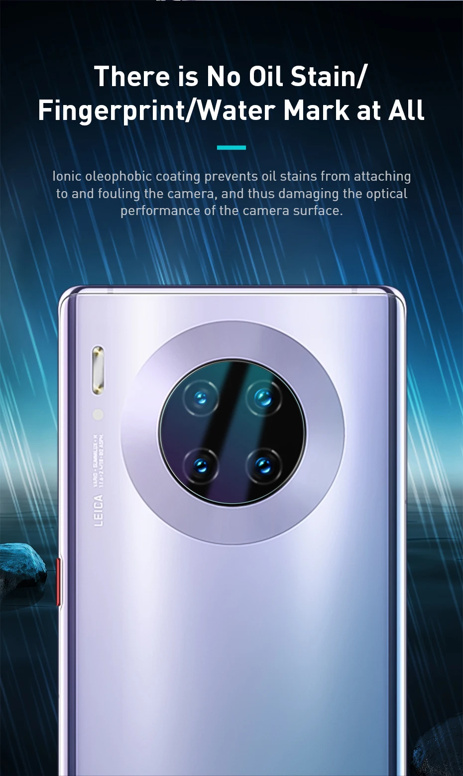 Baseus 2 шт. защита для задней камеры для huawei mate 30 Pro 0,25 мм защита для экрана объектива камеры для mate 30 пленка из закаленного стекла