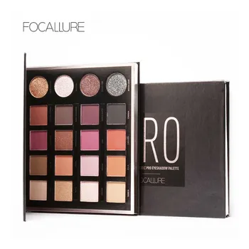 

FOCALLURE New 20 Colors Matte&Electric Pro Eyeshadow Shimmer Nude Glitter Shadow Palette ic Star Collection FA48