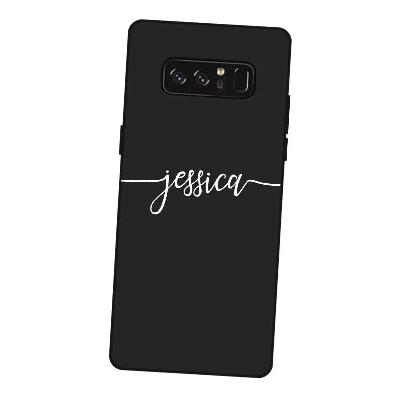 Черный мягкий силиконовый чехол из ТПУ для samsung Galaxy Note 3 4 5 8 9 10 Plus M10 M20 M30 Grand Prime - Цвет: 1