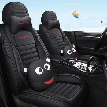 

Full Coverage Eco-leather auto seats covers PU Leather Car Seat Covers for Chevrolet spark a aveo b chevrolet cruze cobalt