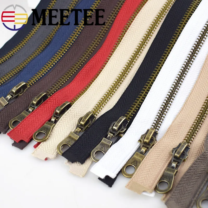 Meetee 1 шт. 70 см 5 # бронзовая металлическая молния сделай сам швейная кожаная куртка