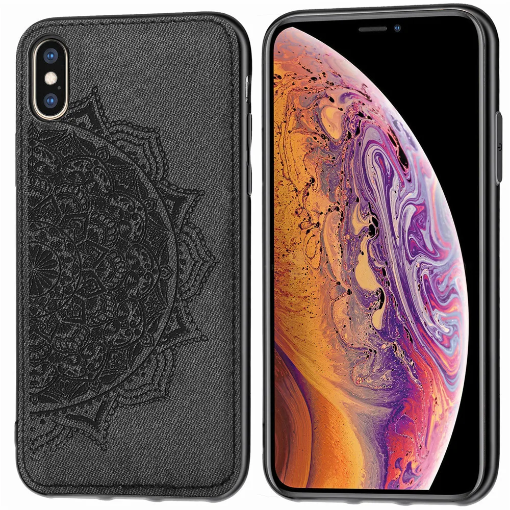 Чехол для телефона Apple iPhone XR(6,"), [PC+ TPU] защитная задняя крышка с мандалой для iPhone XS Max 6 6S Plus iPhone 7 8 Plus