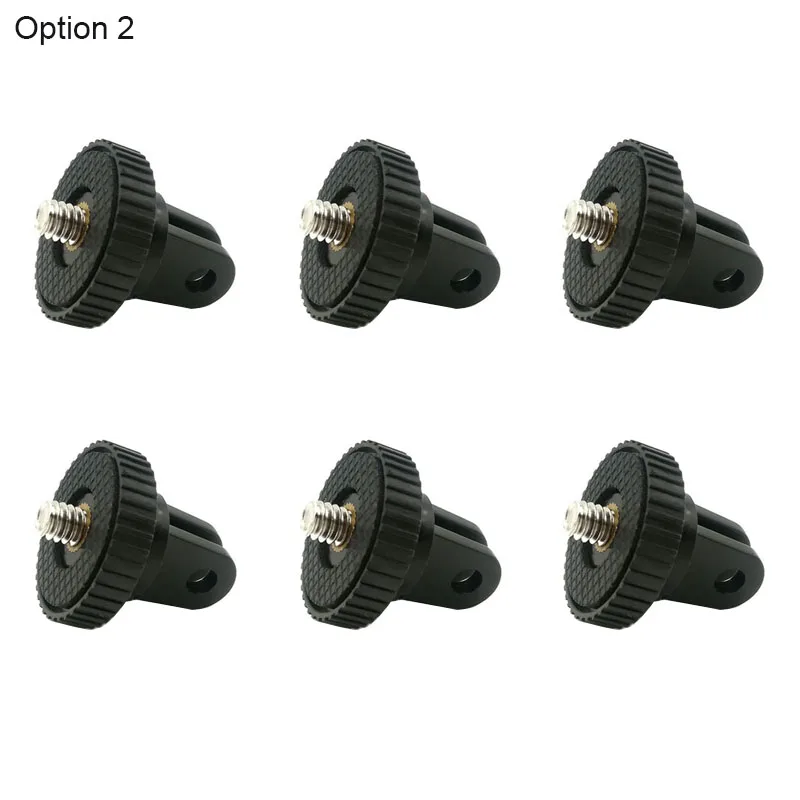 Option 2 Набор аксессуаров для Gopro, набор аксессуаров для экшн-камеры, быстросъемная пряжка, Крепление для штатива для Gopro Hero 8 7 6 5 4 3 для Xiaomi Yi - Цвет: Option 2