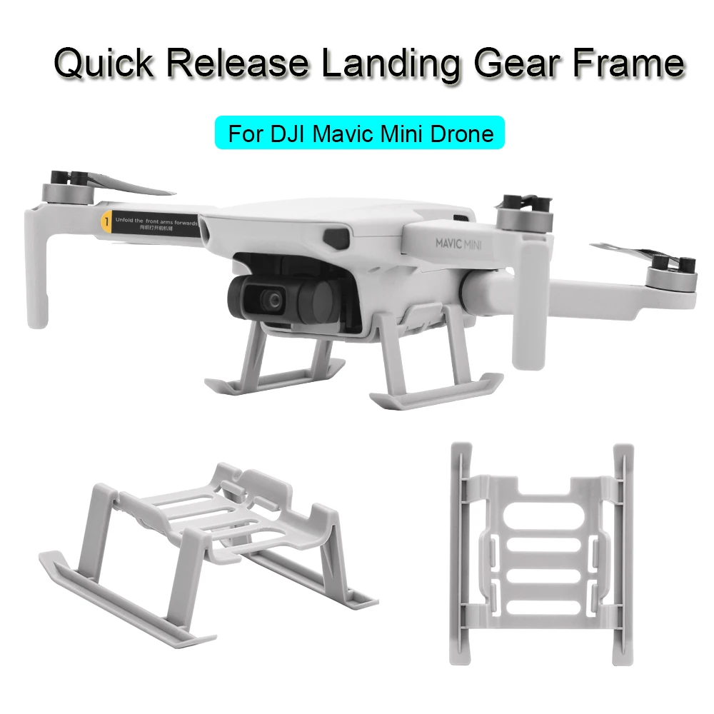 Quick Release Landing Gear Kits For DJI Mavic Mini Drone Height Extender Long Leg Foot Protector Stand Gimbal Guard Accessory |