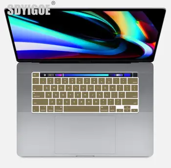 

laptop keyboard cover for macbook pro 16 inch touch bar keyboard Protective film for macbook 16pro A2141 mac pro color cover
