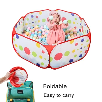 

Folding Indoor Ocean Ball Baby Playpen Children Toy Tent Ball Pool with Basket Outdoor Toys for Children