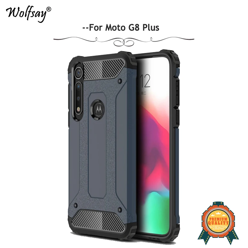 Для Moto G8 Plus чехол противоударный армированный резиновый жесткий чехол для телефона для Moto G8 Plus защитный чехол для Motorola Moto G8 Plus