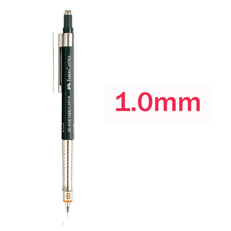 Faber Castell автоматического карандаша 0,35/0,5/0,7/1,0 мм механические карандаши для детей подарок школьные наборы для рисования ТЗ тонкой пленки для тонировки автомобилей L 13530 - Цвет: 1.0mm