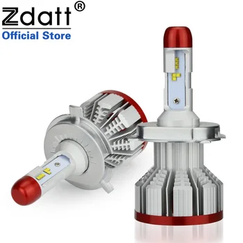 

Zdatt H7 LED Headlights H1 9005 HB3 LED Cars Bulb Canbus 100W 12000Lm 12V 24V Fog lights Automobiles Turbo Fan HB3 LED Lights