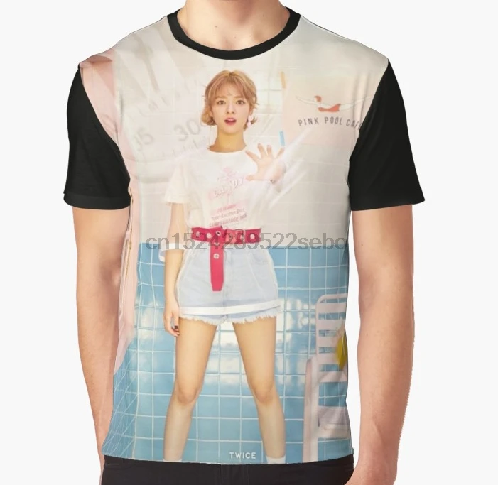 Женская футболка с 3D принтом, Мужская забавная футболка Jeongyeon-twice Graphic T-Shirt