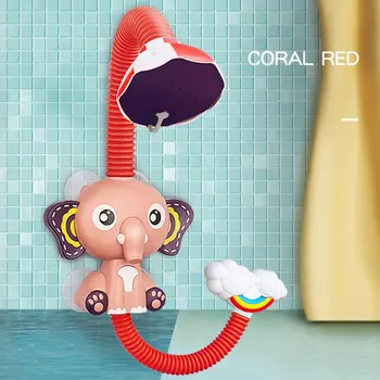 

Kids Bath Toy Cartoon Elephant Clouds Shower Faucet Spray Water Swimming Bathroom Bath Toy For Children Baby Water Game Bath Toy
