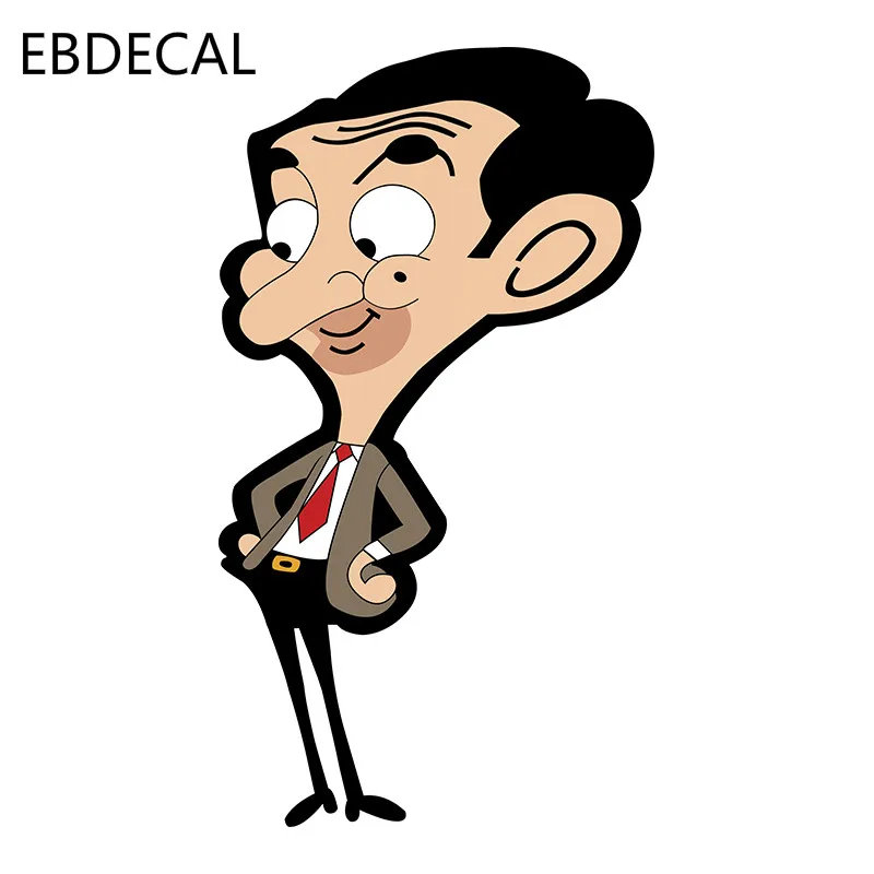 

EBdecal Mr. Bean car stickers funny For Auto Car/Bumper/Window/Wall Decal Sticker Decals DIY Decor CT6172