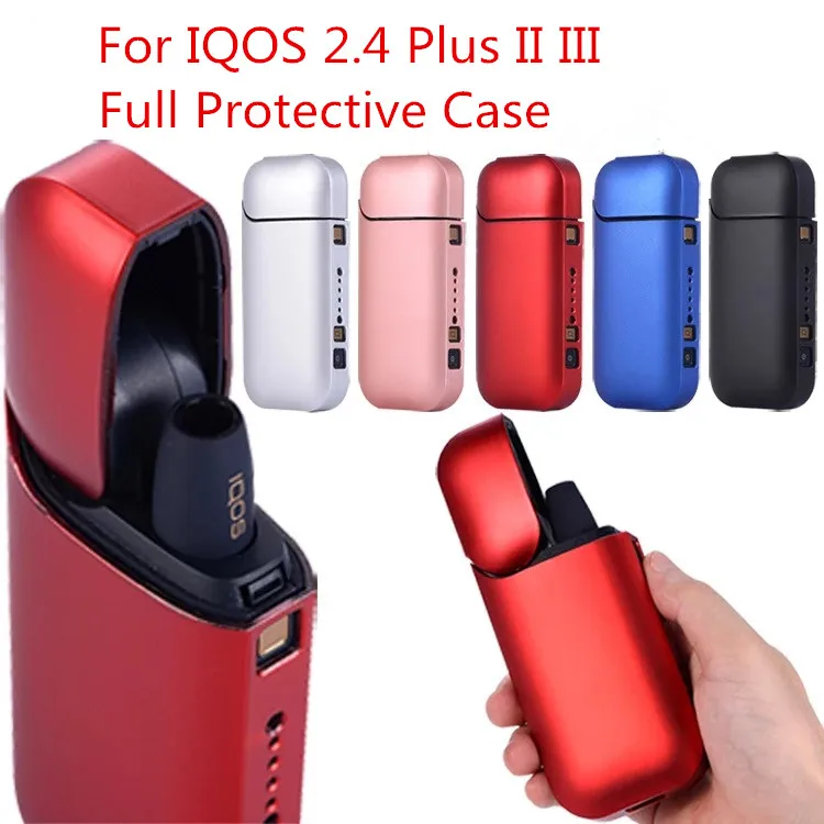 Модный черный чехол из поликарбоната для IQOS 2 4 Plus II III электронная сигарета полный