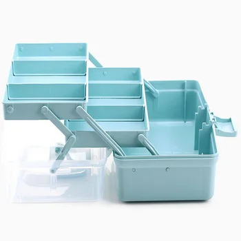 

Portable 3 layers Multi-functional Medicine Box Storage Box Large-capacity Storage Bins Healthy Tools Pill Vitamin Box
