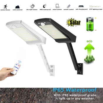 

56 LED Wireless LED Solar Light Outdoor Decoration Waterproof PIR Motion Sensor Solar Collector DC Light