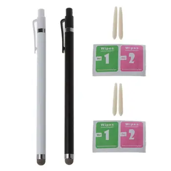 

2 in 1 Touch Screen Pen Stylus Capacitance Pen Disinfection Alcohol Pen Fiber