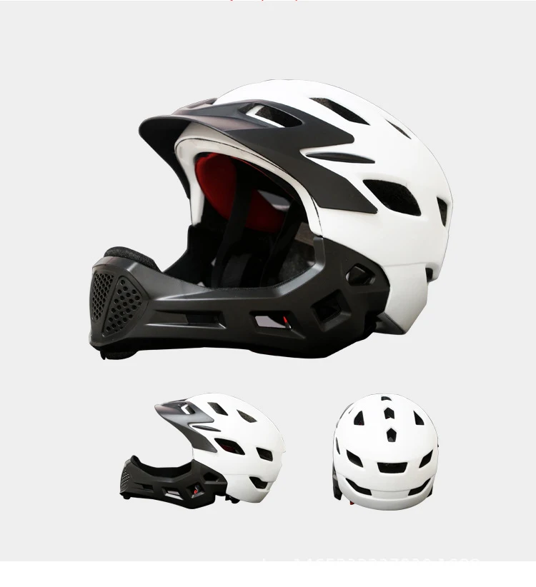 Kids Off-road helmet mtb full face Helmet Scooter full-face helmets Removable Safety Cap snowboard kids cycling |